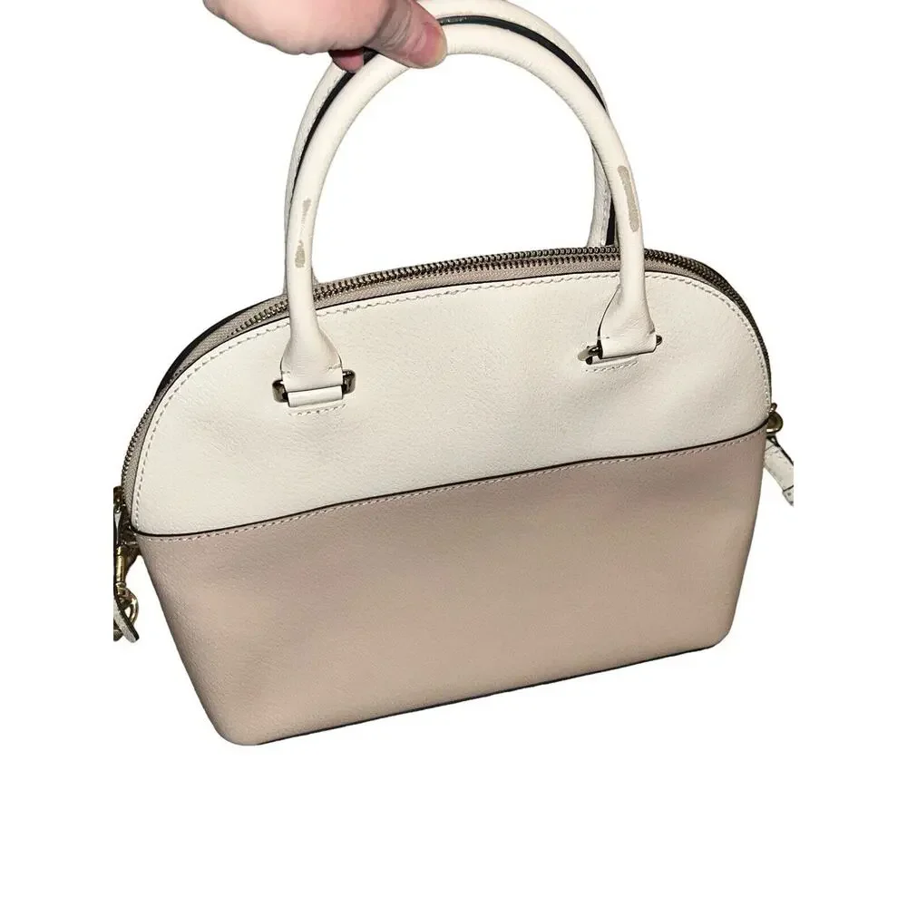 Kate‎ Spade Medium Light Pink and Cream Handbag Purse